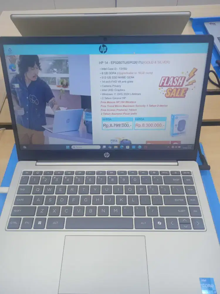 Laptop baru HP-14 inch