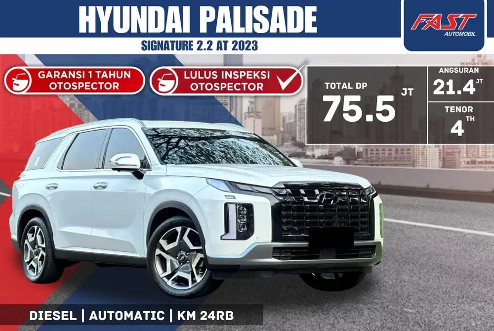 HYUNDAI PALISADE SIGNATURE 2023 2.2 AT DIESEL SUNROOF LOW KM.24RB