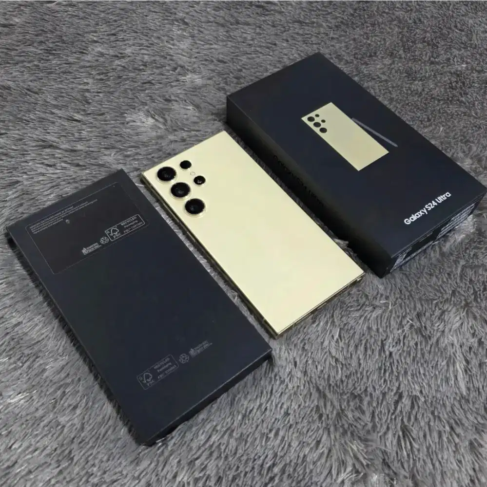 Samsung S24 Ultra 256Gb Yellow Titanium garansi resmi