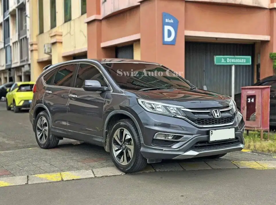 2015 Honda CRV 2.4 AT Abu Abu KM 90rb Service Record Dp 35jt Siap TT