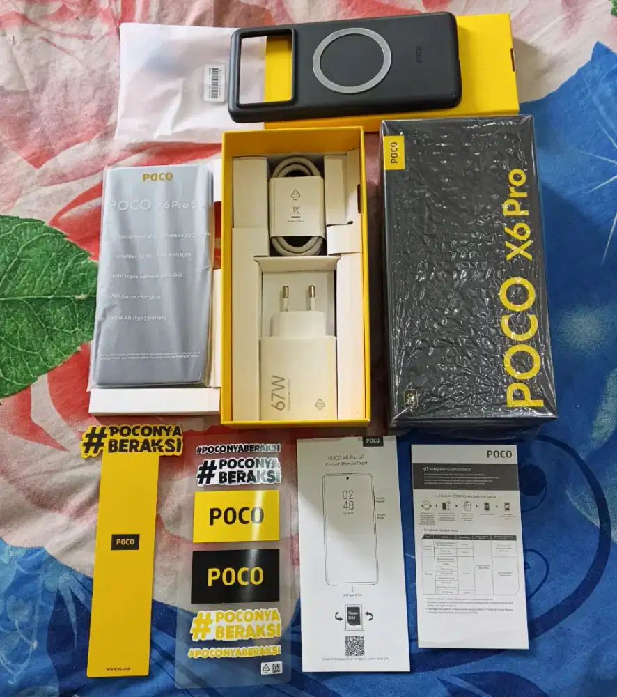 Xiaomi Poco X6 Pro 12GB+512GB Black Ex Garansi Resmi MURMERRR