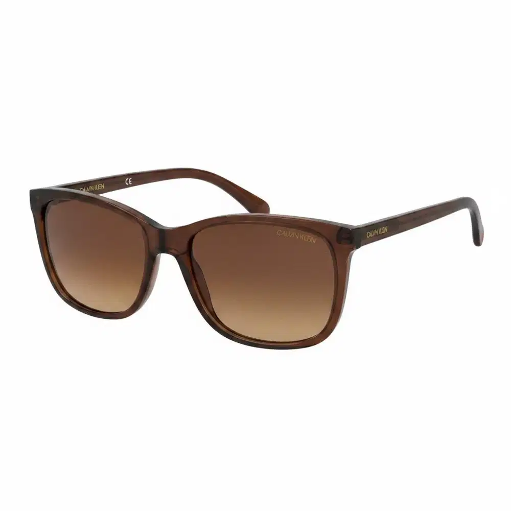 Calvin Klein Women’s Brown Cat-Eye Sunglasses