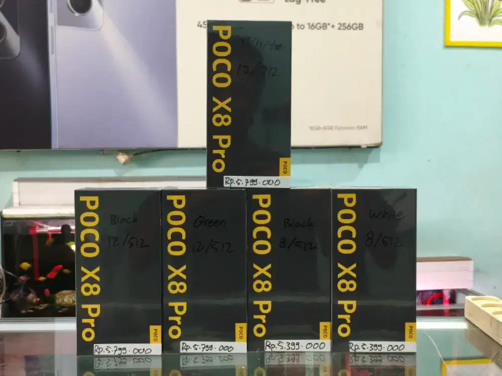 POCO X8 PRO 5G 12/512 NEW SEGEL PROMO TERMURAH GARANSI RESMI