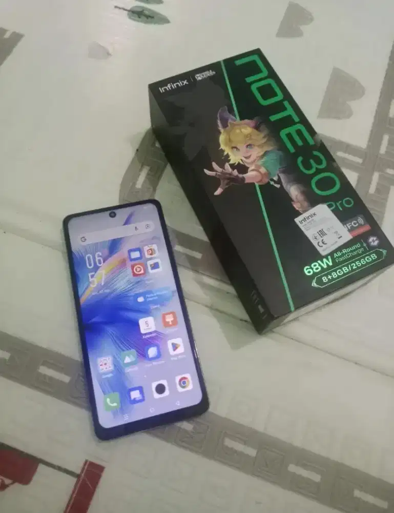 Infinix note 30 pro fullset 8/256