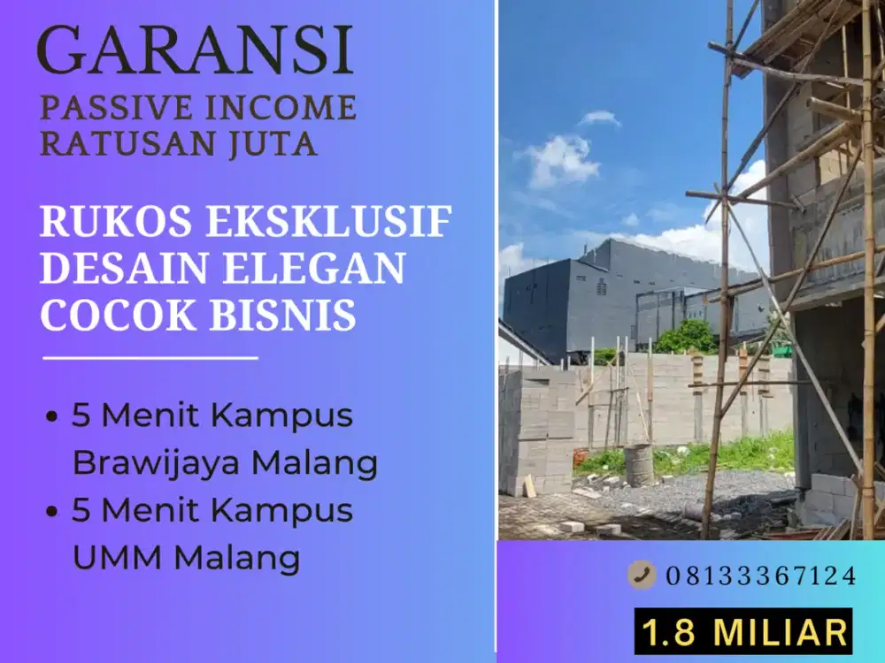 Jual Kost SHM Split 5 Menit UMM Tlogomas Malang Full Perabot