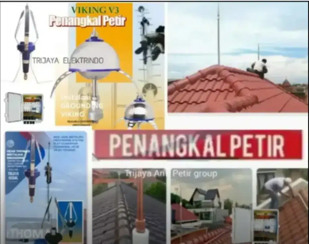 Teknisi ahli jasa pasang penangkal petir Babelan Bekasi Jaya