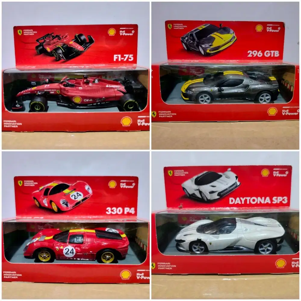 Or Sale Shell Ferrari Collectibles Set