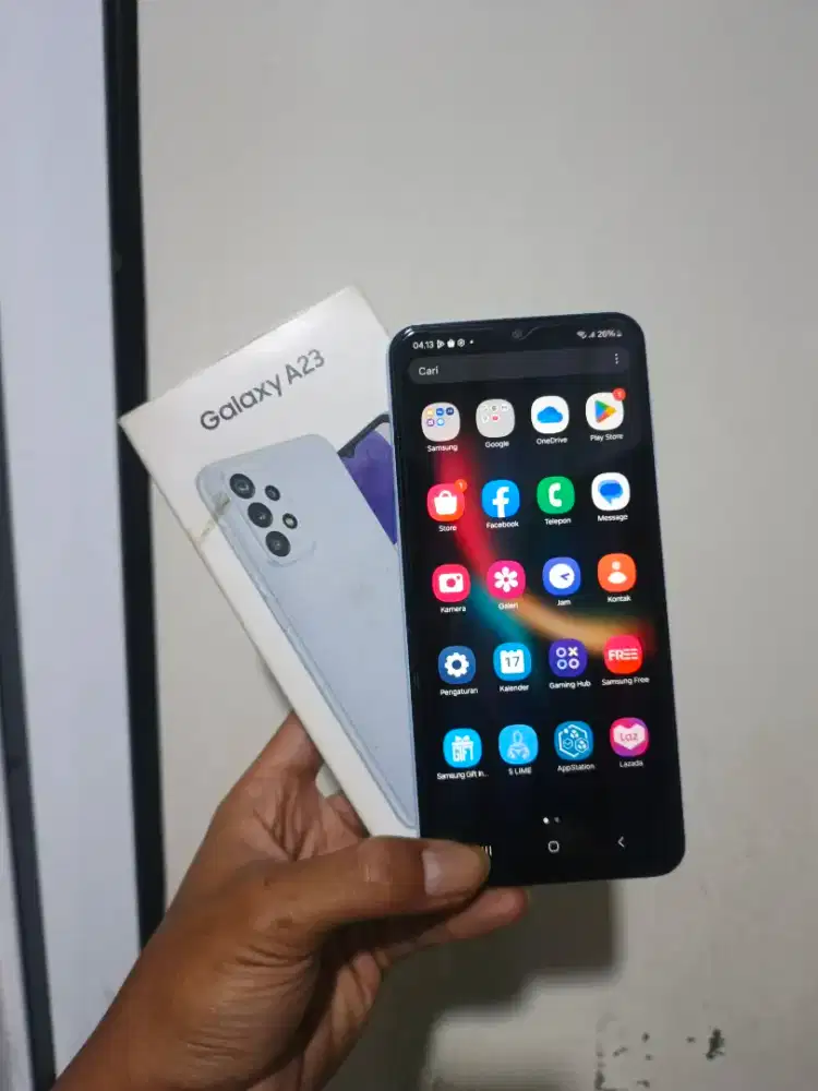 Samsung A23 Ram 6/128GB Normal siap pakai Lokasi CISEENG PAMULANG BSD