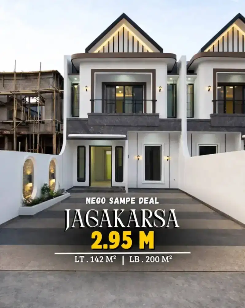 Rumah Mewah Baru Siap Huni Jagakarsa Nego Sampai Deal