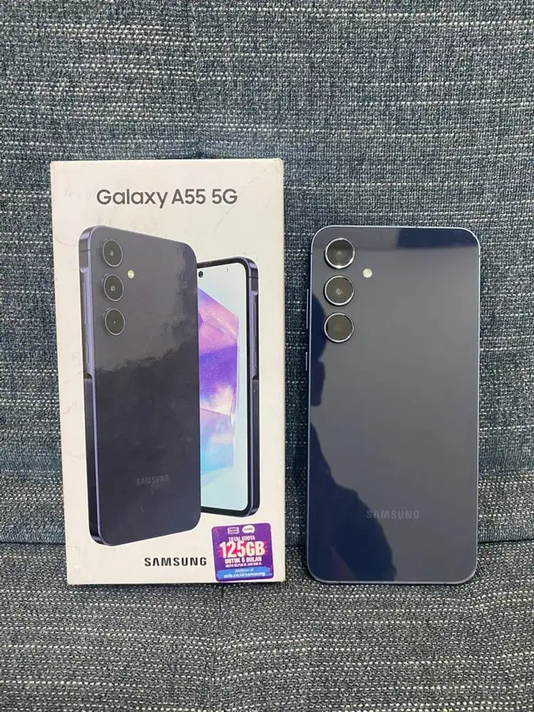 SAMSUNG A55 5G 8/256GB RESMI SEIN FULLSET