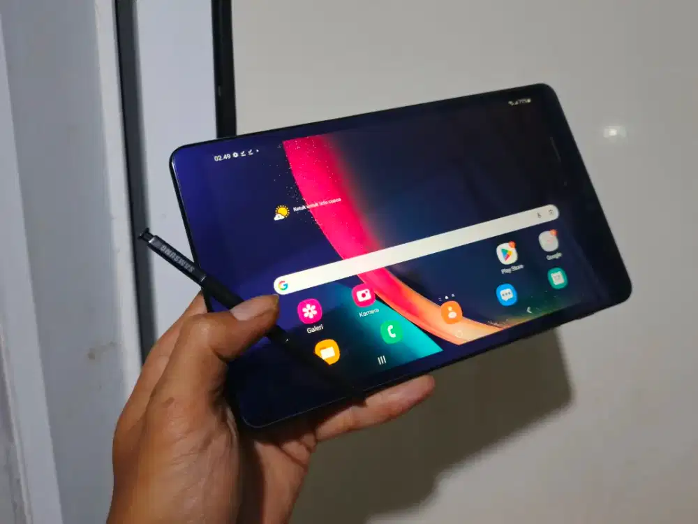 Samsung Tab A S-pen Ram 3/32l siap pakai bisa kartu ciseeng parung