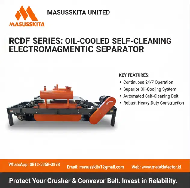 Magnetic Separator RCDF Oil-Cooled Self-Cleaning