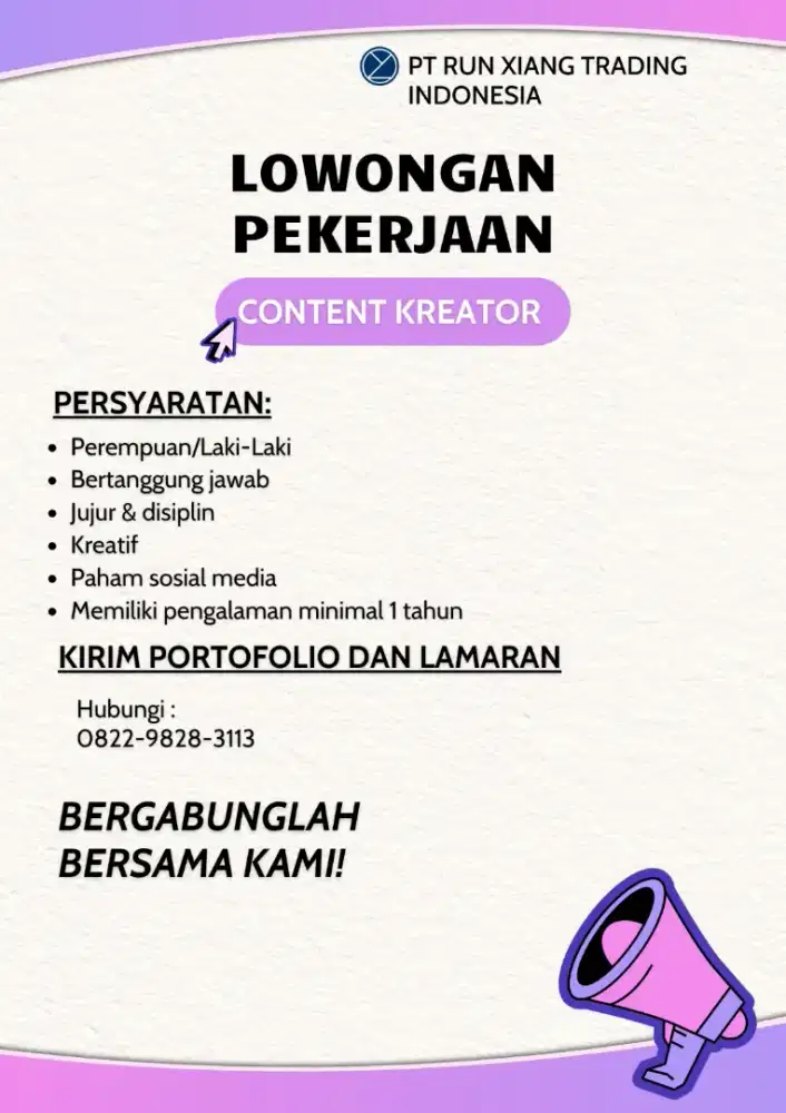 CONTENT CREATOR DAN PACKING