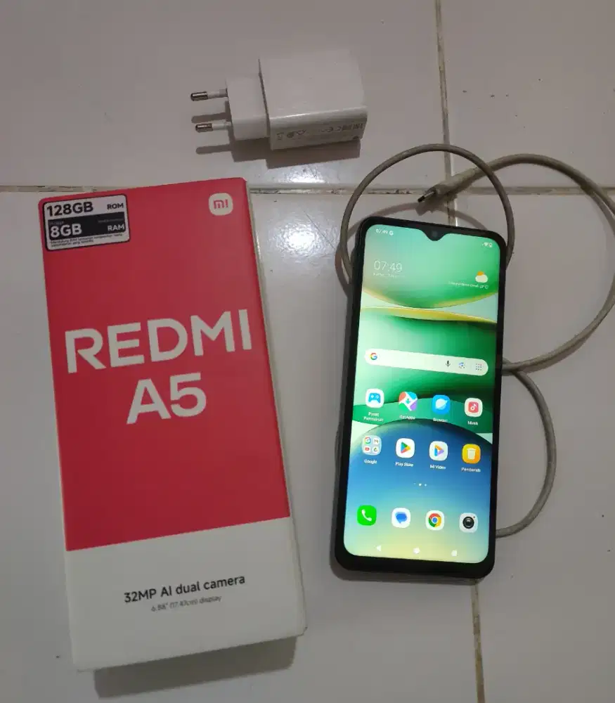 Redmi A5 ram 8/128 lengkap