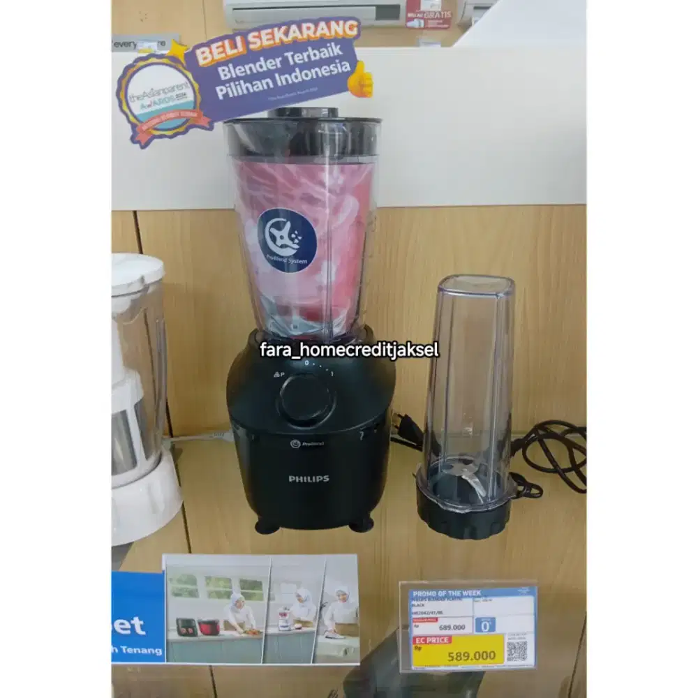 Philips Blender Plastic Black