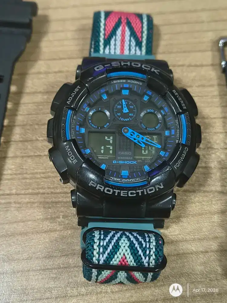 gshock GA100 biru original