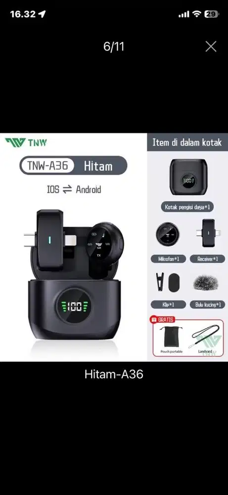 TNW A36 Mic wireless - Like New