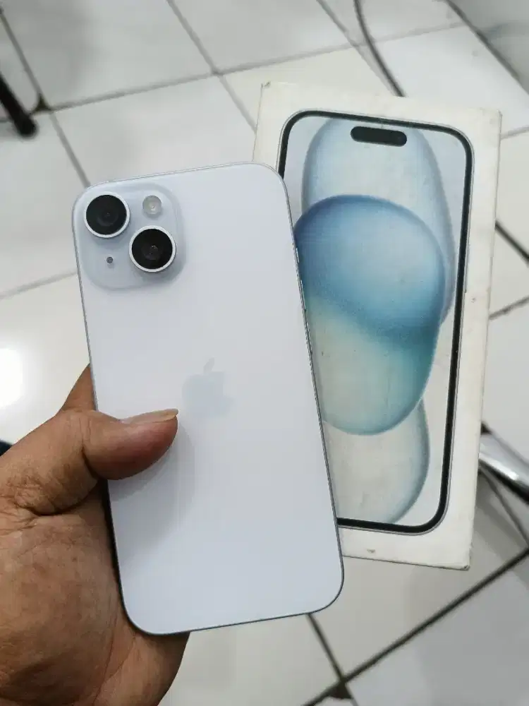 iPhone 15 128 blue iBox mulus fullset
