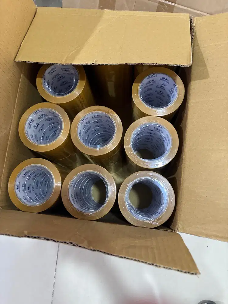 Lakban baru bening n coklat