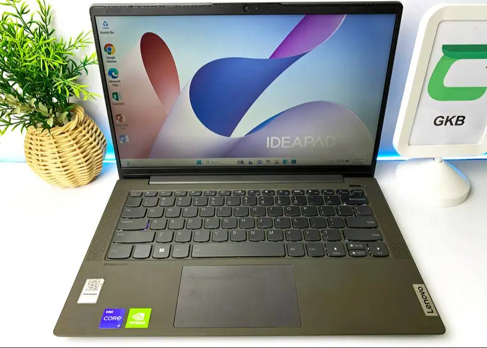 Laptop Lenovo ideapad 5 core i7 1165G7 dual VGA Nvidia Ram 16gb Sas 51