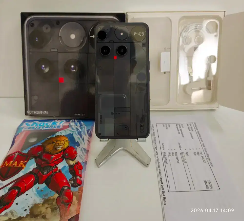 Nothing Phone 3 5G 16/512 Gb Bea Cukai likenew100% Garansi On bs TT/BT