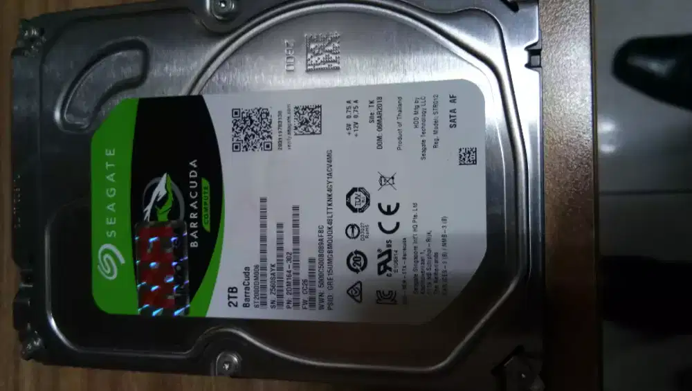 Hardisk komputer, 2 tera