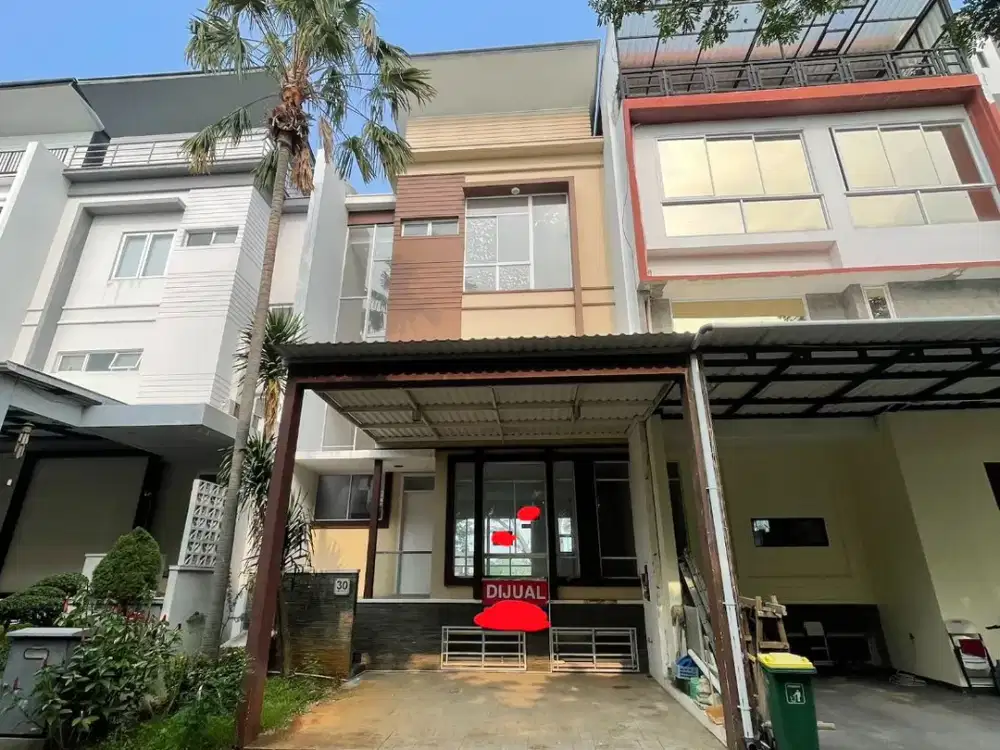 Rumah Pik1 Crown Golf 8X15 Belakang View Golf,Dua Muka,Lift,Hadap Barat