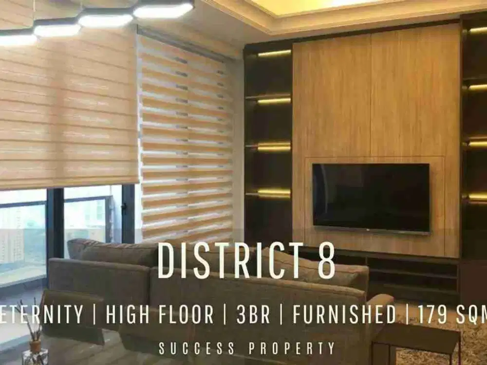 For Rent! District 8 Premium Apartment at CBD 3BR High Floor with SCBD View Move-in Ready
