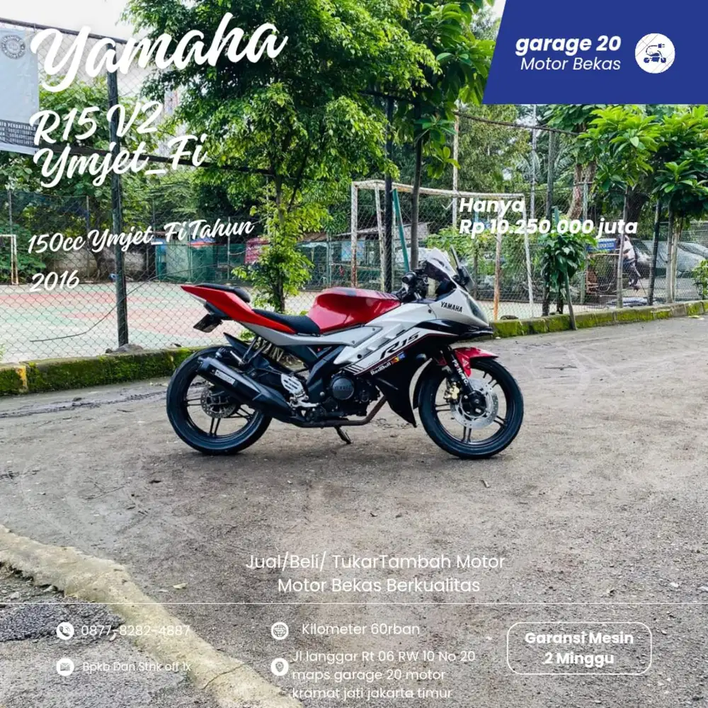 Yamaha R15 V2 Ymjet-Fi Tahun 2016