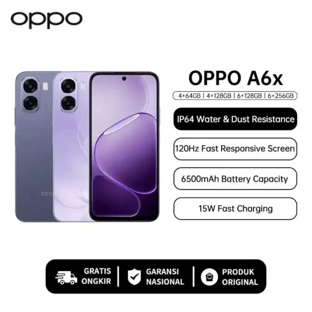 OPPO A6X 4/64 Garansi Resmi Oppo