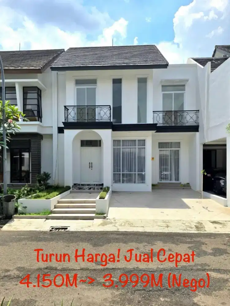 Rumah Cantik bintaro jaya sektor 9 siap huni material dan layout mewah