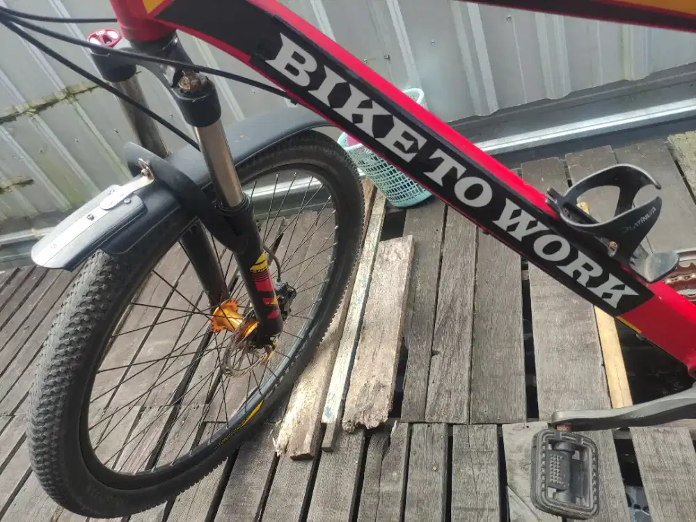 Sepeda gunung exotic 27, rem hidrolik