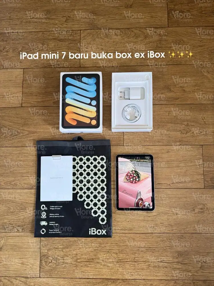 iPad Mini 7 (A17 ) 128 gb baru buka box ex iBox