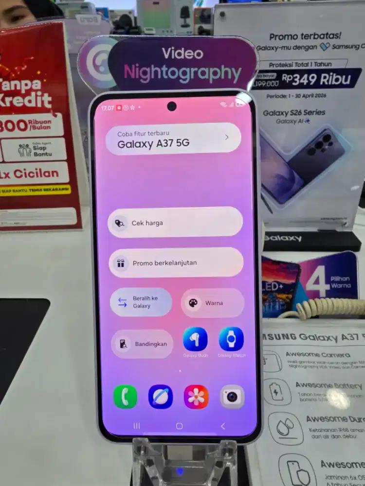 TERMURAH!! SAMSUNG A37 5G 8/256GB GARANSI RESMI 1 TAHUN!!
