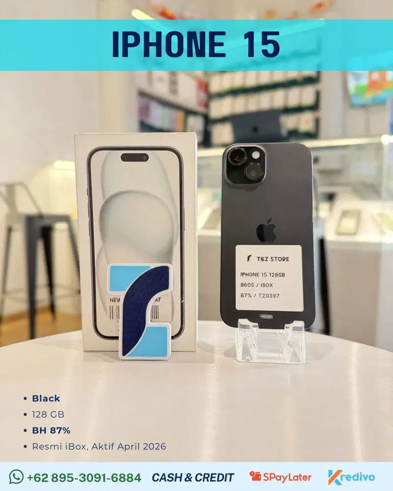 IPHONE 15 128 GB - BLACK