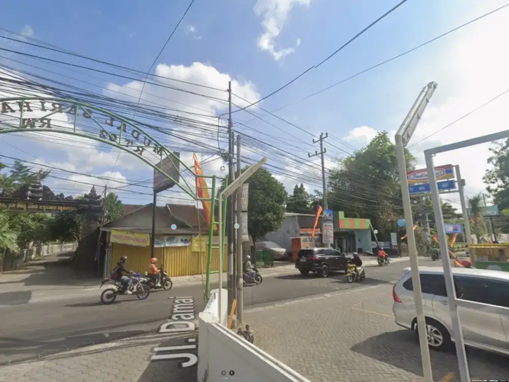 Dijual Murah Hanya 500jt-an Tanah dan Bangunan Tepi Jalan Damai Lt90m