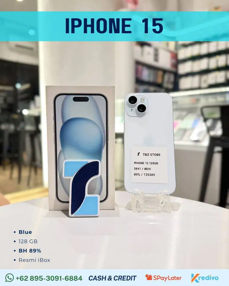 IPHONE 15 128GB - BLUE