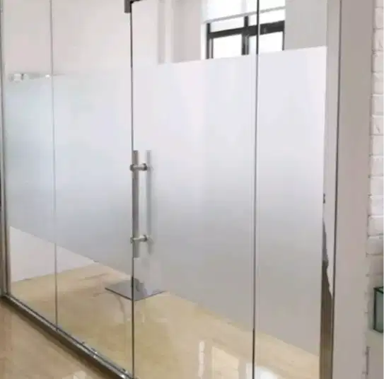 kaca film blur sanblast buram murah KacaFilm Panggilan ke rumah toko