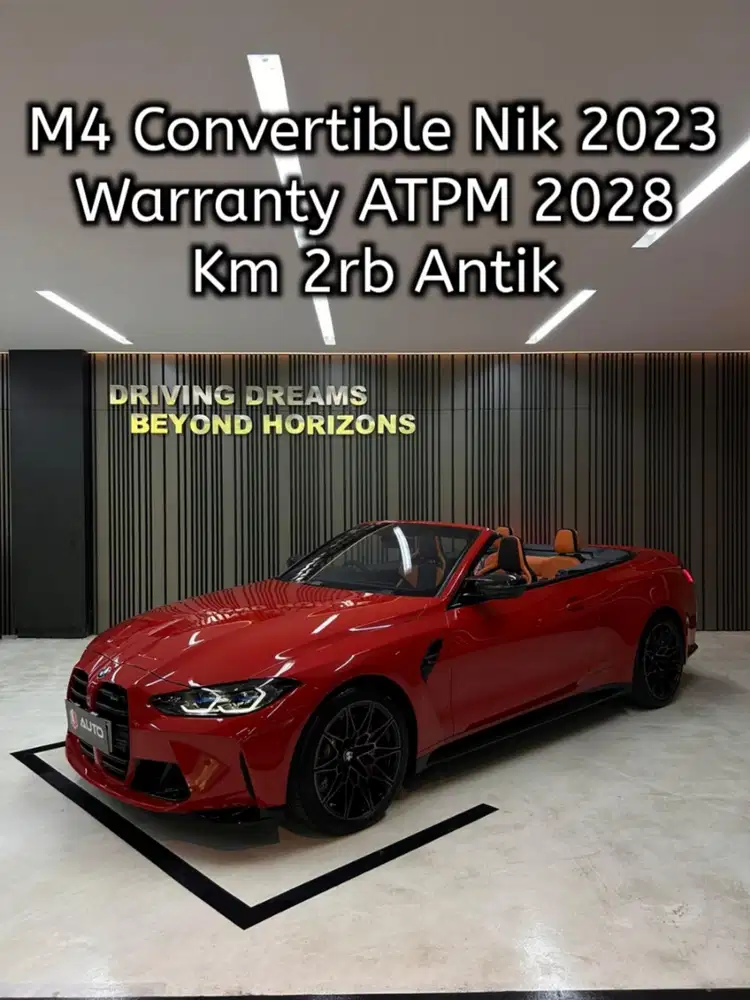 BMW M4 Competition Convertible 2023 Merah Km2rb M4C Cabriolet
