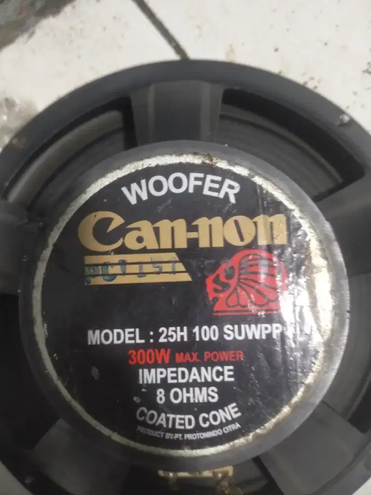 Jual speaker copotan CANON pro 10inci