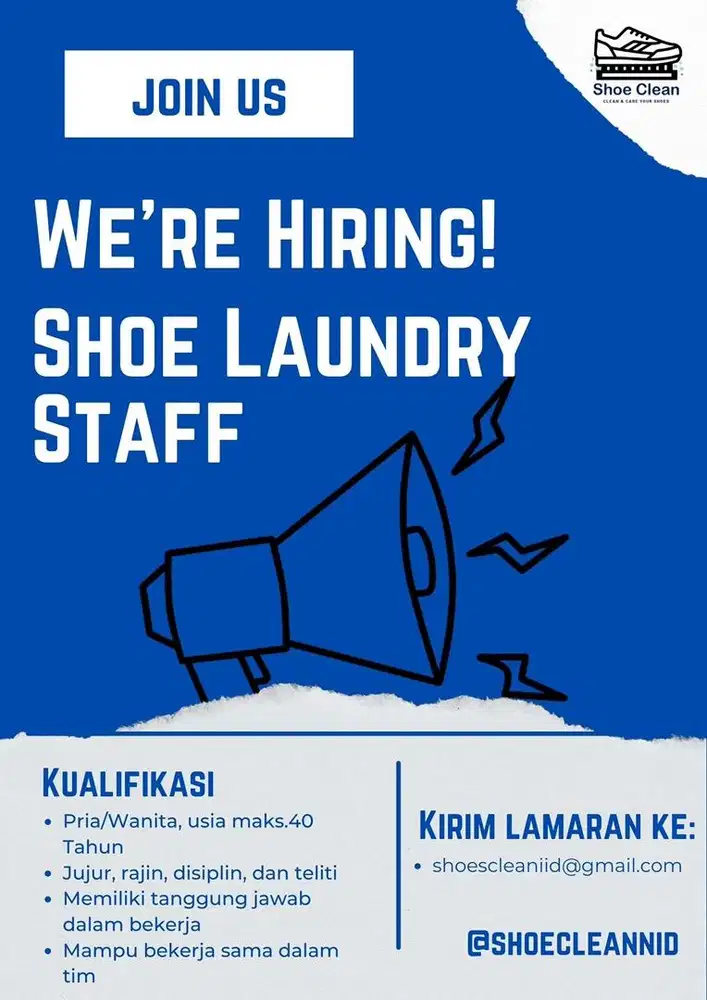 Staff Cuci Sepatu