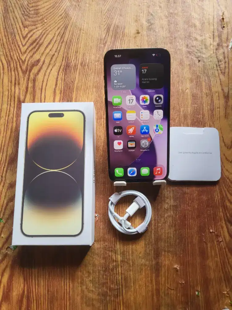 Iphone 14 pro max 256gb gold inter all operator mulus normal no minus