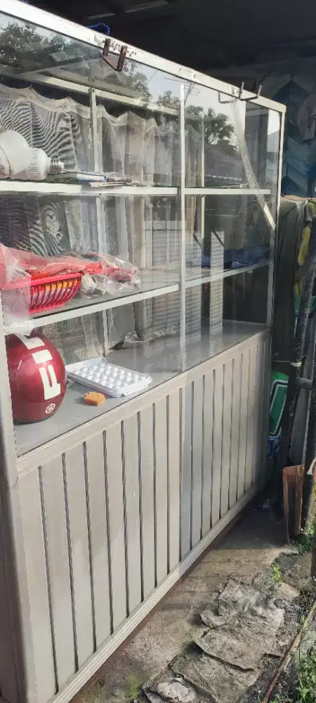 Gerobak etalase warung nasi