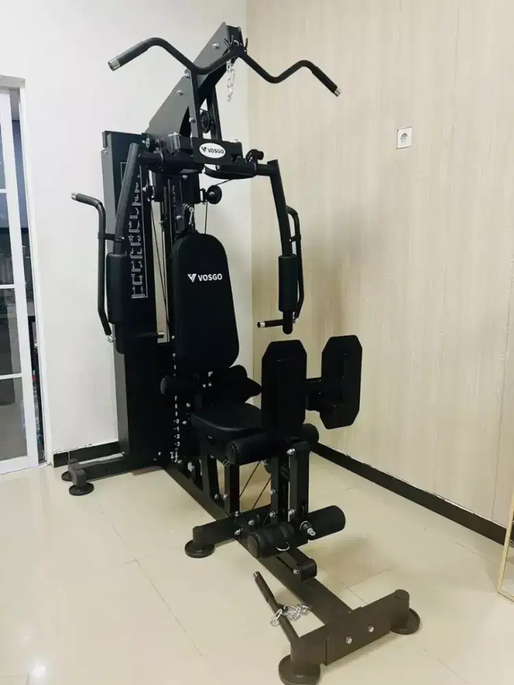 alat fitnes HOME GYM VOSGO + LEGFREES Beban 72kg
