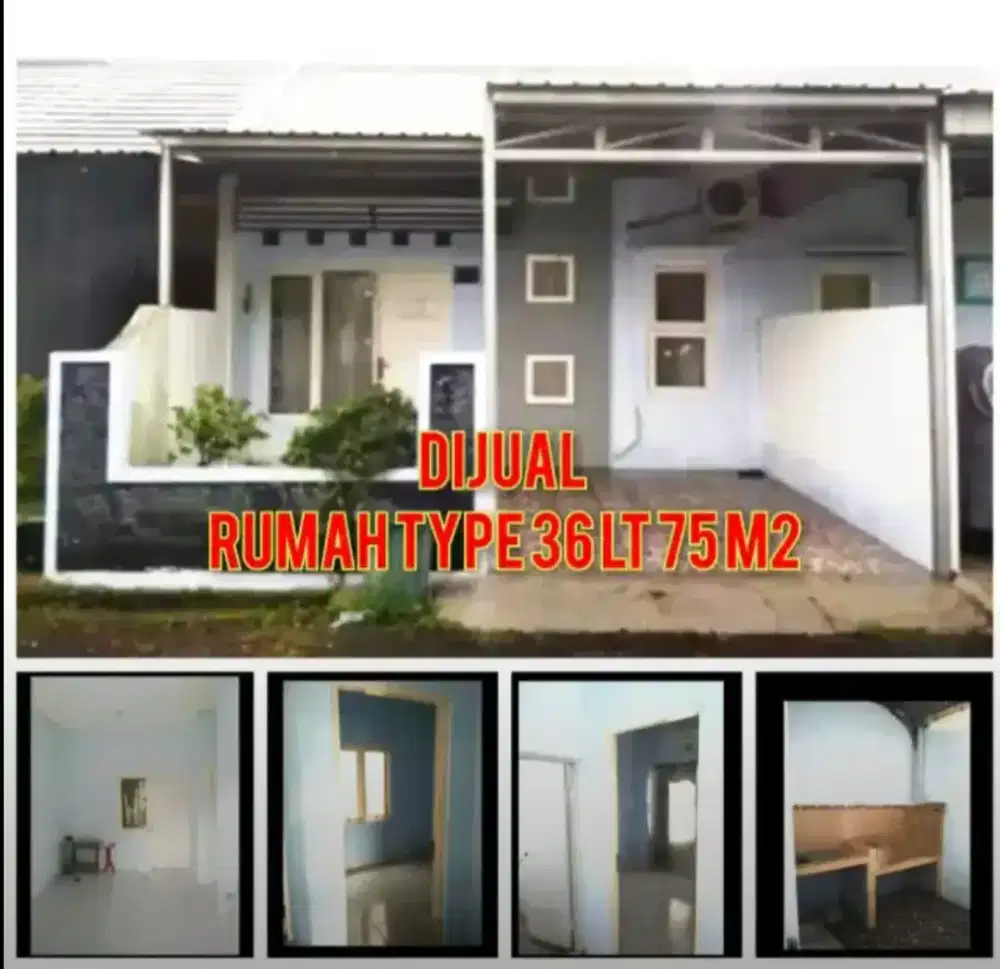 Dijual Cepat Butuh Uang Rumah Type 36/75