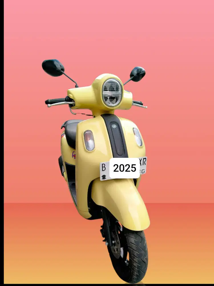 Km baru 3000 dp 500rb Yamaha Fazzio keyless (Ktp luar bs kredit fazio
