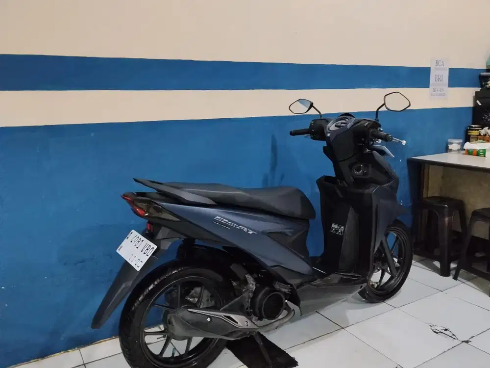 JUAL HONDA BEAT SMARKEY 2025 MATTE BLUE