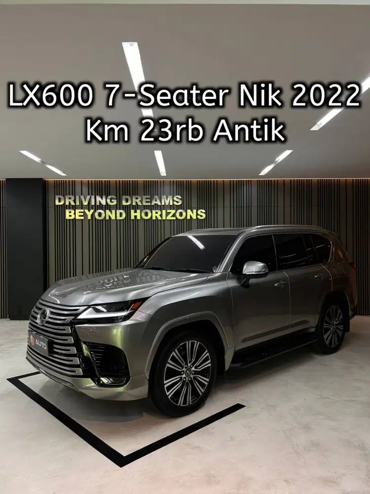 Lexus LX600 AT 7-Seater 2022 Sonic Titanium Km23rb LX 600 B2028TCY
