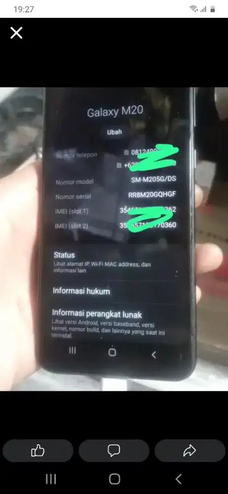 Samsung M20 3/32 400K AJA