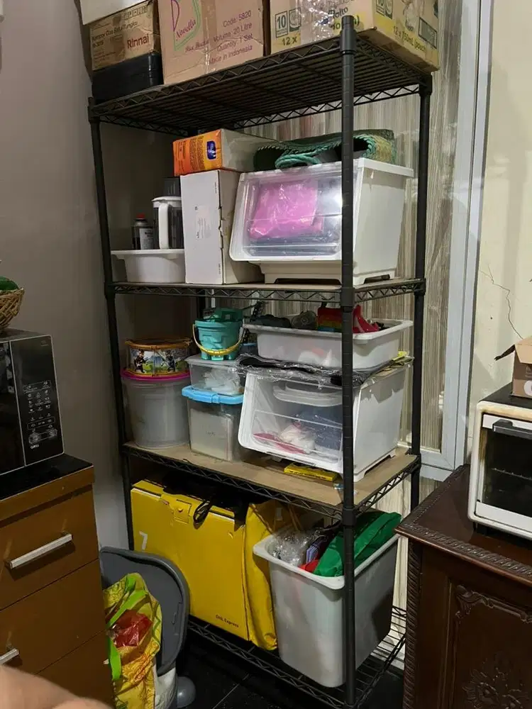 Krisbow Rak Besi Heavy Duty - 4 Tingkat